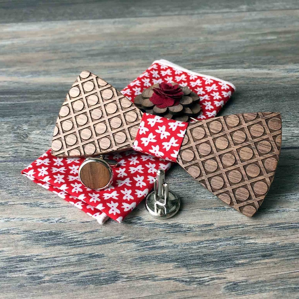 Men's Wooden Bow Tie